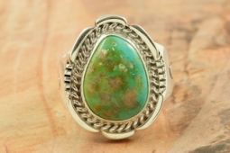Genuine Royston Turquoise Sterling Silver Ring